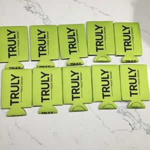 Pack of 10 TRULY HARD SELTZER 16oz Can Cooler Koozies Coolies